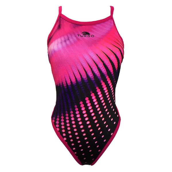 Turbo Badedragt Lights Rosa 2XL Kvinde
