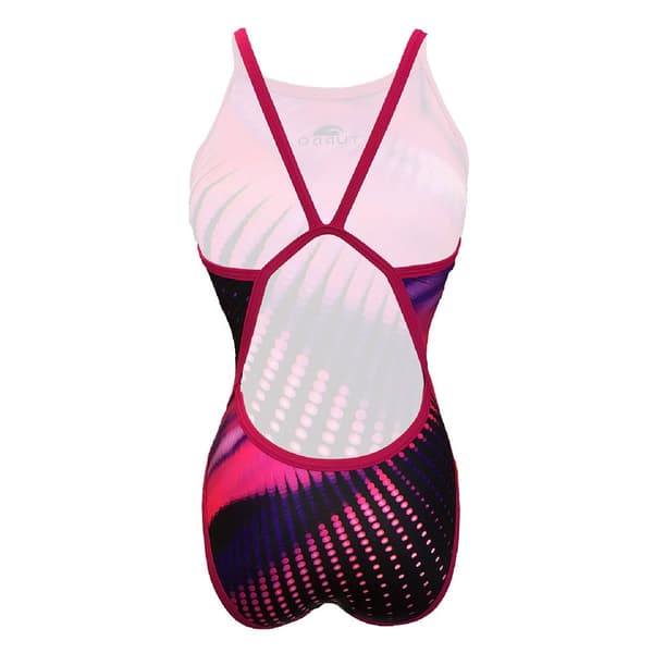 Turbo Badedragt Lights Rosa 5XL Kvinde
