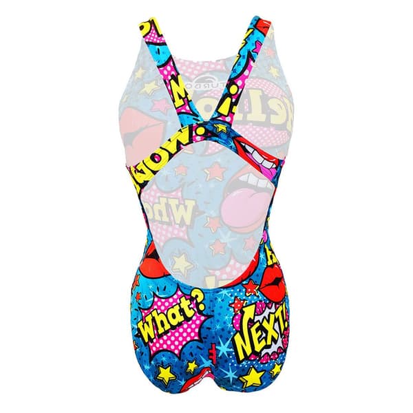 Turbo Badedragt Pop Comic Flerfarvet 5XL Kvinde