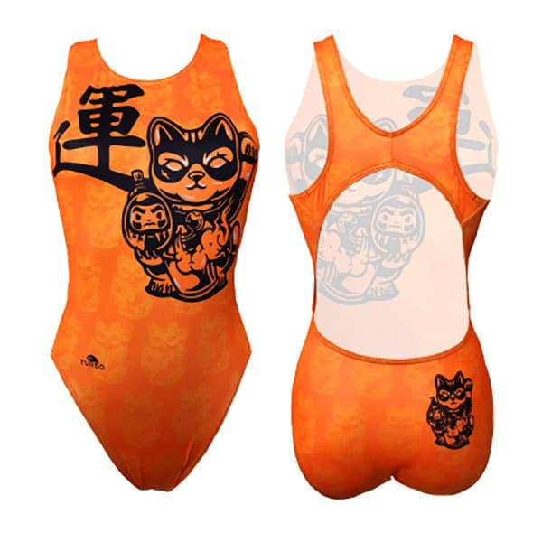 Turbo Badedragt Wave Lucky Cat Orange L Kvinde