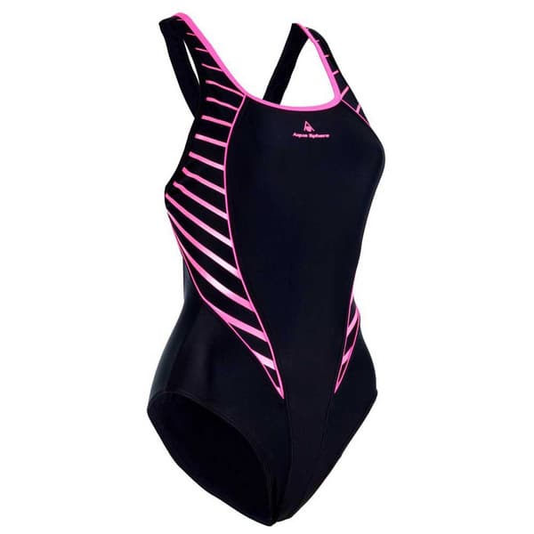 Aquasphere Badedragt Hoian Sort,Rosa FR 34 Kvinde