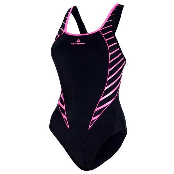 Aquasphere Badedragt Hoian Sort,Rosa FR 34 Kvinde