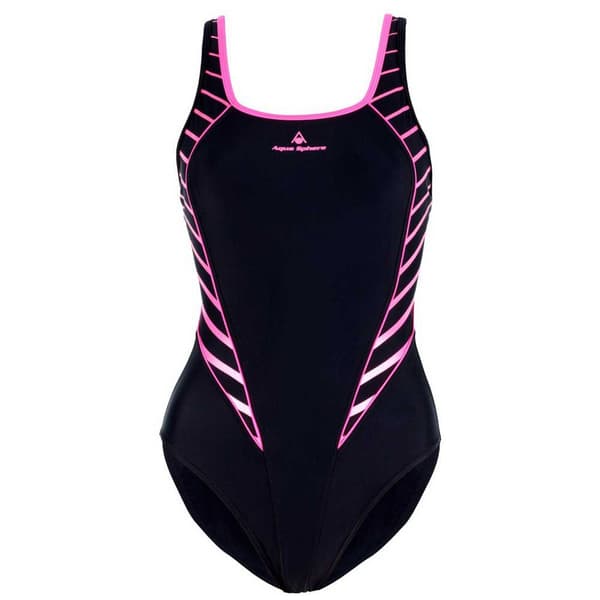 Aquasphere Badedragt Hoian Sort,Rosa FR 34 Kvinde