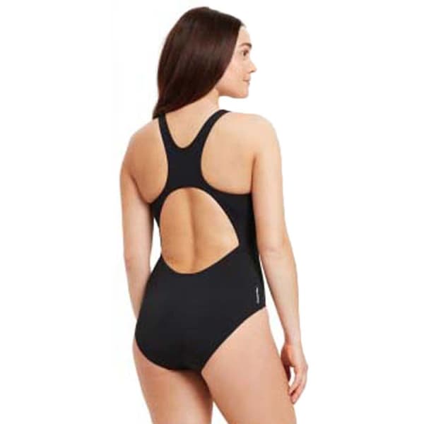 Zoggs Badedragt Cottesloe Powerback Sort 38 Kvinde