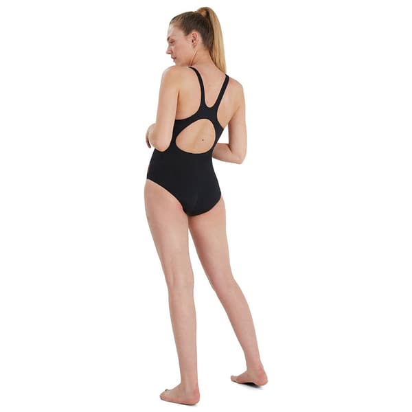 Speedo Baddräkt Hyperboom Placement Muscleback Eco Endurance+ Svart UK 36 Kvinna