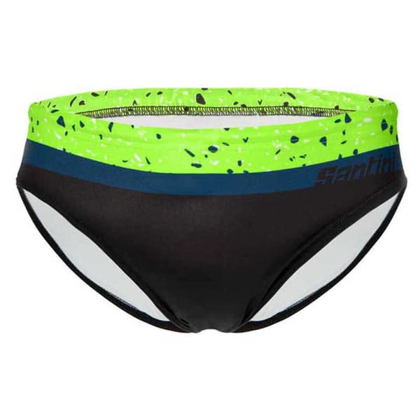 Santini Simning Kalsonger Sleek Pietra Grönt,Svart S Man