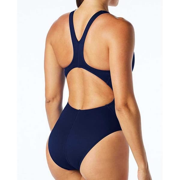 Tyr Badedragt Durafast Elite Solid Maxfit Blå 40 Kvinde