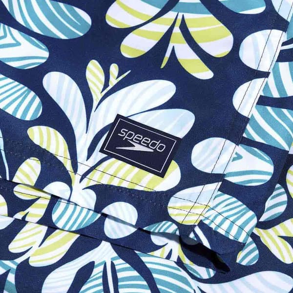 Speedo Badbyxor Printed Leisure 16´´ Blå S Man