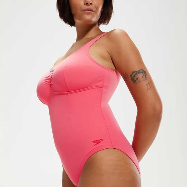 Speedo Mastectomy Pocketing Badedragt Shaping Aquanite Rosa UK 38 Kvinde
