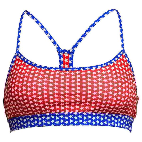 Funkita Bikinitop Swim Crop Flerfarvet AUS 8 Kvinde