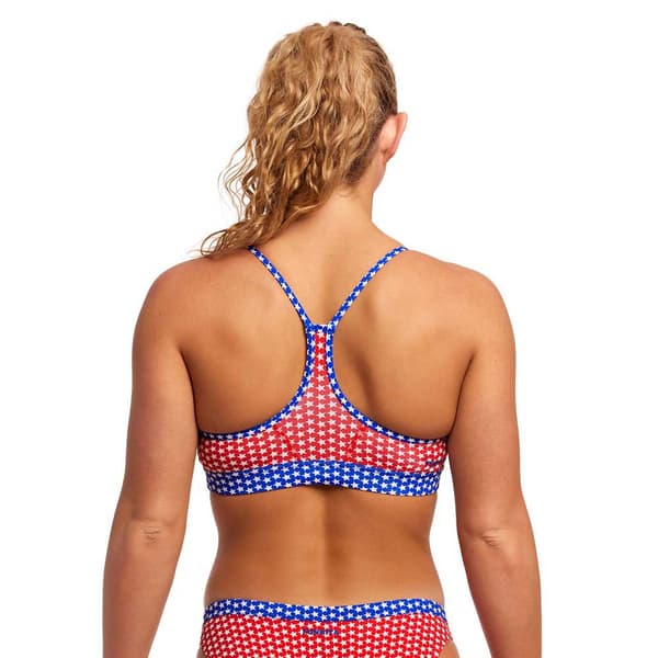 Funkita Bikinitop Swim Crop Flerfarvet AUS 8 Kvinde