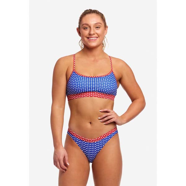 Funkita Bikinitop Swim Crop Flerfarvet AUS 8 Kvinde