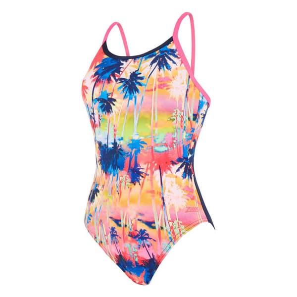Zoggs Tri-back Badedragt Ecolast+ Flerfarvet 34 Kvinde