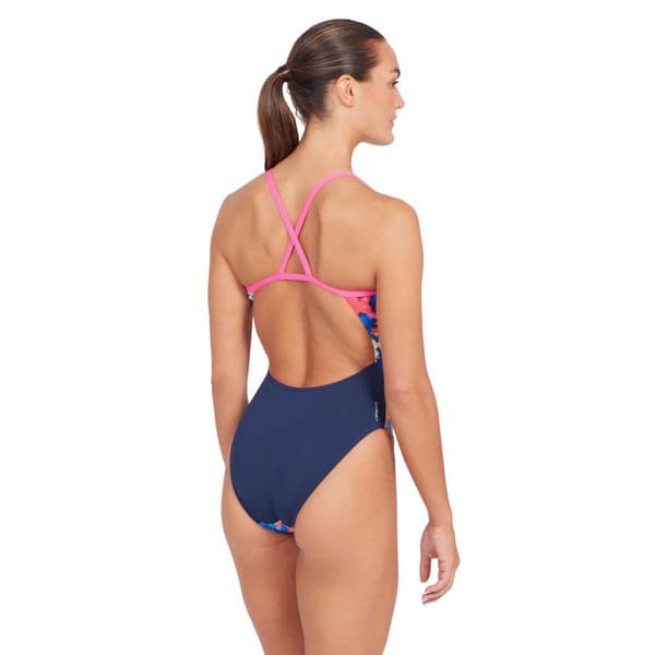 Zoggs Tri-back Badedragt Ecolast+ Flerfarvet 34 Kvinde