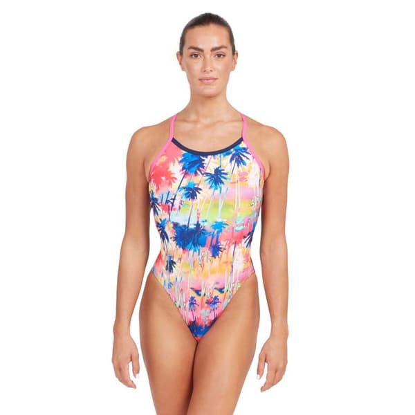 Zoggs Tri-back Badedragt Ecolast+ Flerfarvet 34 Kvinde