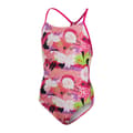 Miniatyrbillede 3 af 9: Speedo Badedragt Punk Floral Lane Line Back Allover Endurance Rosa 13-14 Years Pige