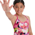 Miniatyrbillede 6 af 9: Speedo Badedragt Punk Floral Lane Line Back Allover Endurance Rosa 13-14 Years Pige