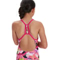 Miniatyrbillede 7 af 9: Speedo Badedragt Punk Floral Lane Line Back Allover Endurance Rosa 13-14 Years Pige