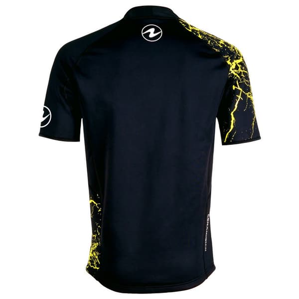 Aqualung Kortärmad Man Top Ceramiqskin Svart 3XL