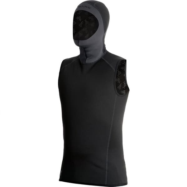 Bare Exowear Vest Med Hætte Unisex Sort XL