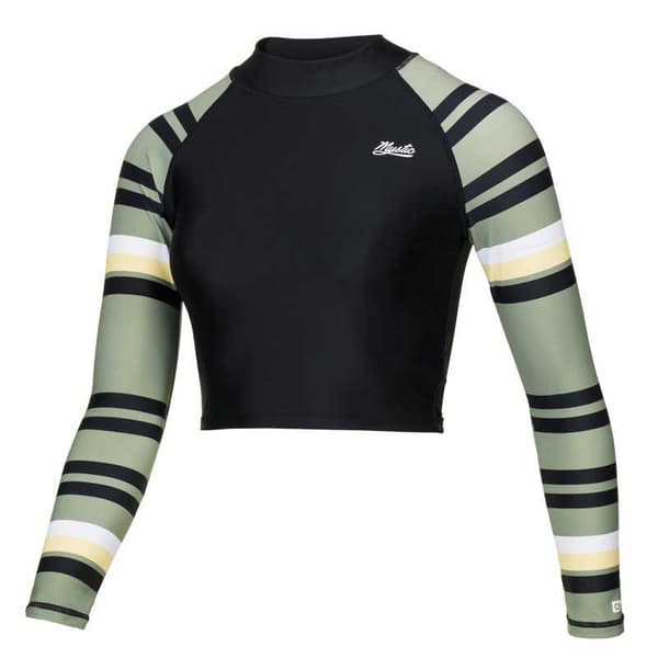 Mystic Langærmet Rashguard Jayde Crop Vest Grøn,Sort XS