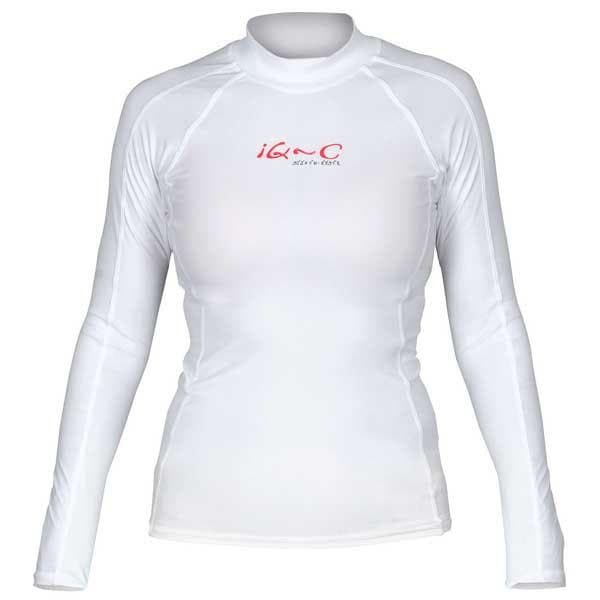 Iq-uv Långärmad T-shirt Kvinna Uv 300 Watersport Vit M