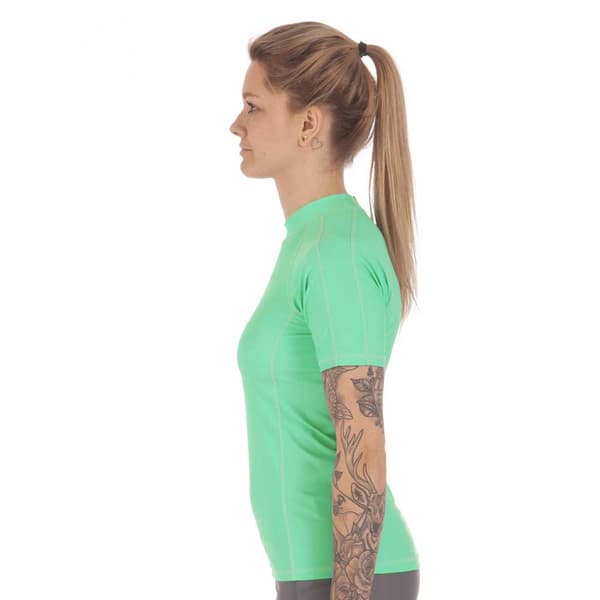 Iq-uv Skjorte Slim Fit Kvinde Uv Aqua Grøn 2XL