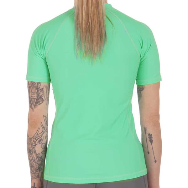 Iq-uv Skjorte Slim Fit Kvinde Uv Aqua Grøn 2XL