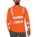 Miniatyrbillede 1 af 5: Iq-uv Uv High Visible Skjorte Lange ærmer Kl.3 Man Orange 4XL