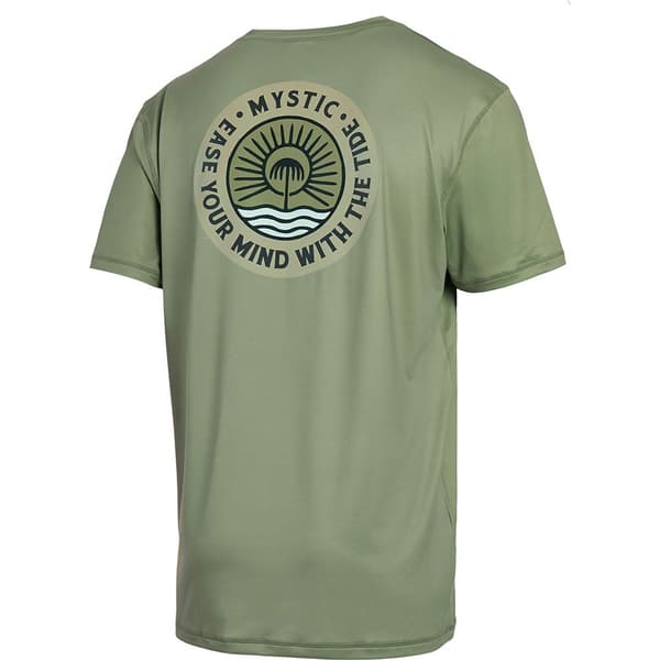 Mystic Uv Kortærmet T-shirt Ease Rashvest Loosefit Grøn 2XL