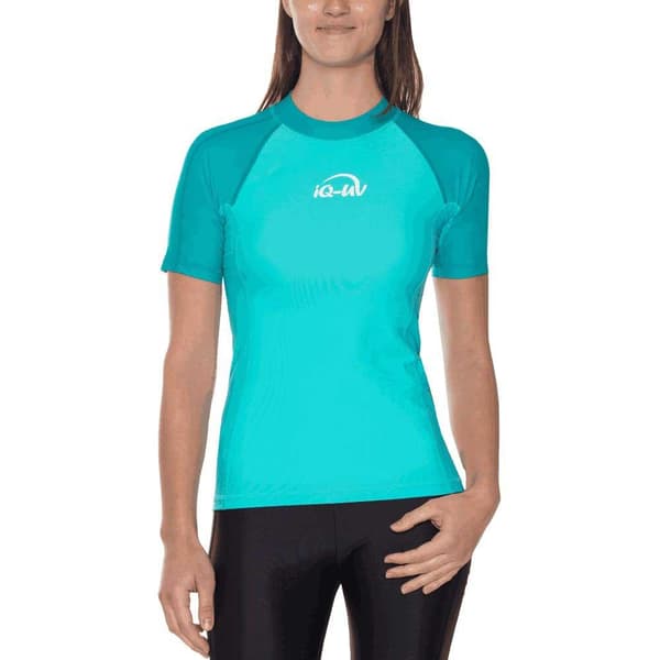 Iq-uv Kortærmet T-shirt Kvinde Uv 300 Slim Fit Blå S
