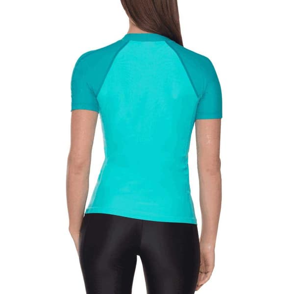 Iq-uv Kortærmet T-shirt Kvinde Uv 300 Slim Fit Blå S