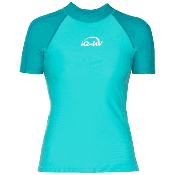 Iq-uv Kortærmet T-shirt Kvinde Uv 300 Slim Fit Blå S