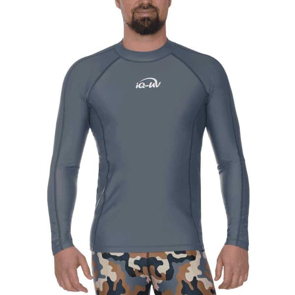 Iq-uv Langærmet T-shirt Uv 300 Slim Fit Grå XS