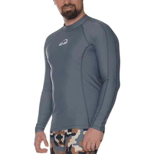 Iq-uv Langærmet T-shirt Uv 300 Slim Fit Grå XS