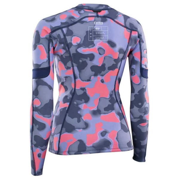 Ion Kvinna Långärmad T-shirt Neo Zip Top 1.5 Blå,Flerfärgad S