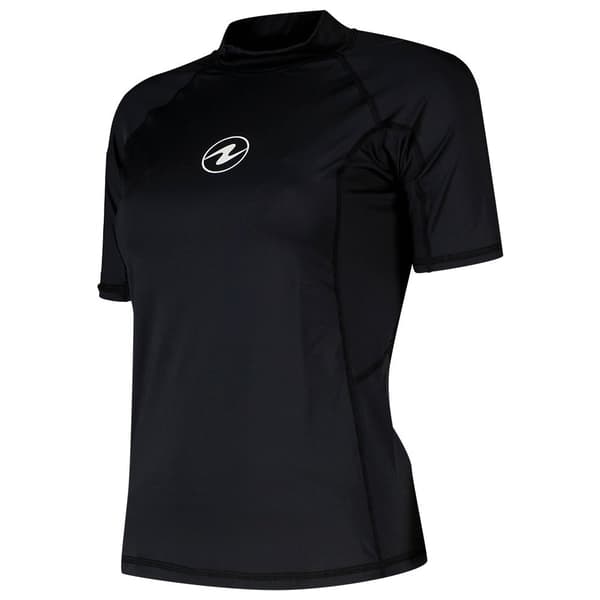 Aqualung Kortärmad Kvinna Rashguard Sf Svart S