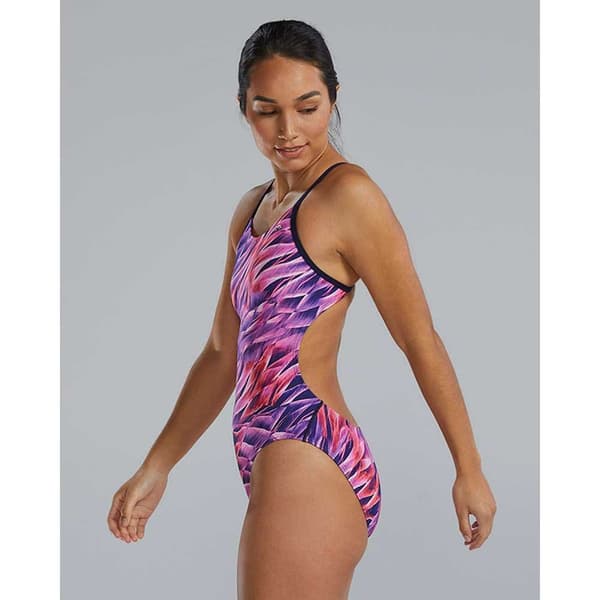 Tyr Badedragt Durafast Elite Cutoutfit Falcon Rosa 28 Kvinde