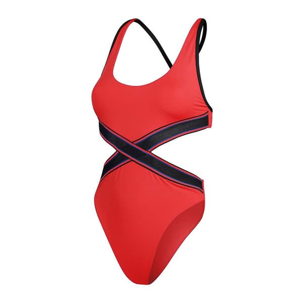 Speedo Baddräkt Convertible Cut Out Orange 2XS Kvinna