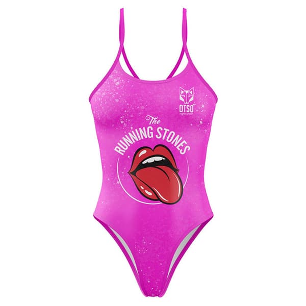 Otso Badedragt Running Stones Pink Rosa M Kvinde