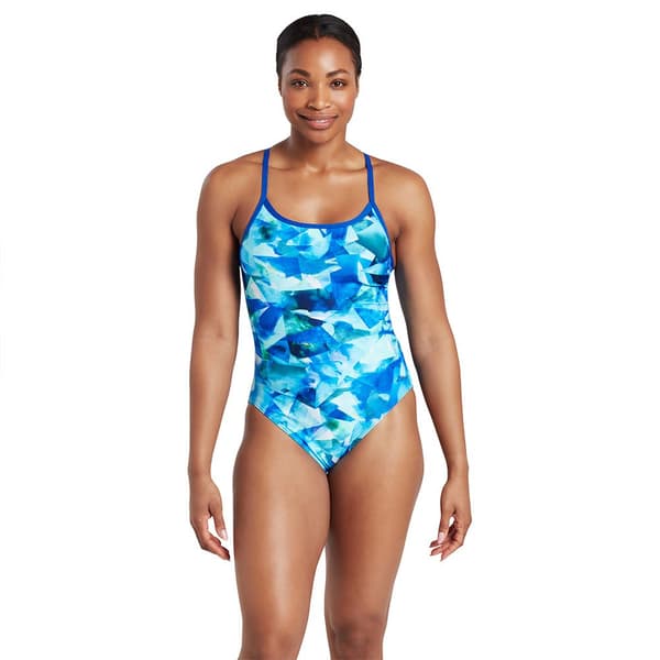 Zoggs Bikini Sprintback Blå 34 Kvinde