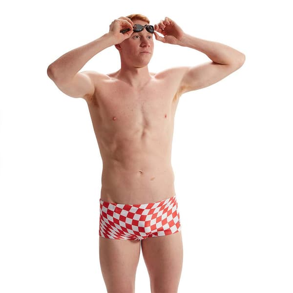 Speedo Simning Kalsonger Club Training Allover Digital 17 Cm Flerfärgad UK 30 Man