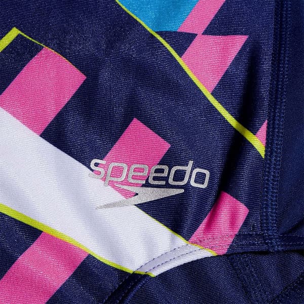Speedo Uimapuku Placement Lane Line Back Monivärinen 13-14 Years Tyttö