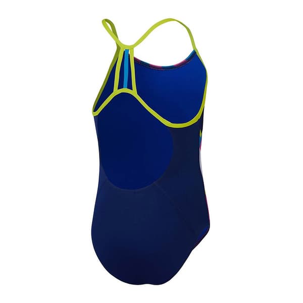 Speedo Uimapuku Placement Lane Line Back Monivärinen 13-14 Years Tyttö