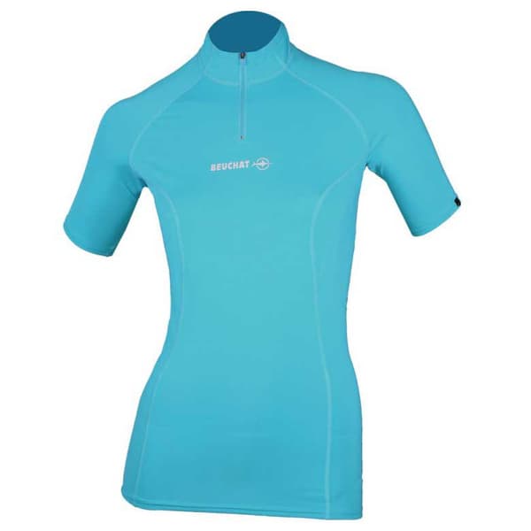 Beuchat Kortärmad T-shirt Kvinna Atoll Blå XS