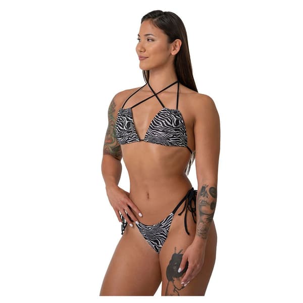 Nebbia Bikinitop Maceió Zebra Sort M Kvinde
