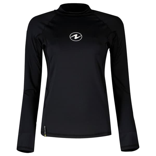 Aqualung Langærmet Kvinde Rashguard Sf Sort XS