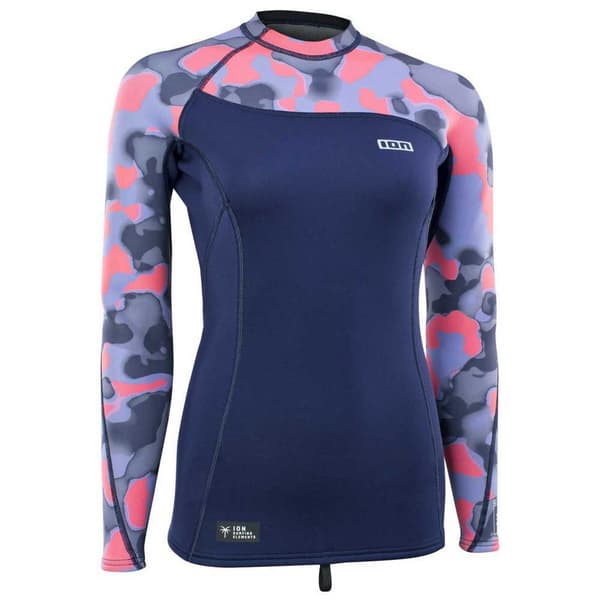 Ion Kvinna Långärmad T-shirt Neo Top 2/2 Mm Blå XL
