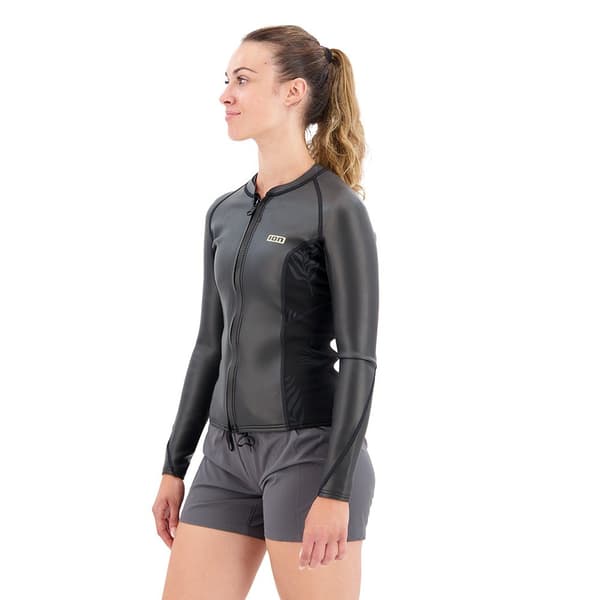 Ion Naisen Pitkähihainen T-paita Neo Zip Top 2/1 Mm Skin Musta XS