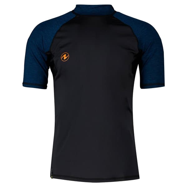 Aqualung Kortärmad Man Rashguard Sf Blå 2XL